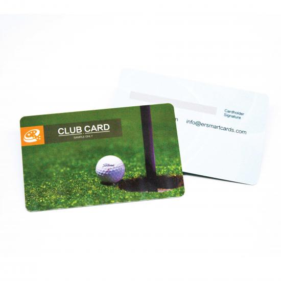 高度なプロセス印刷を施したゴルフクラブ会員カード